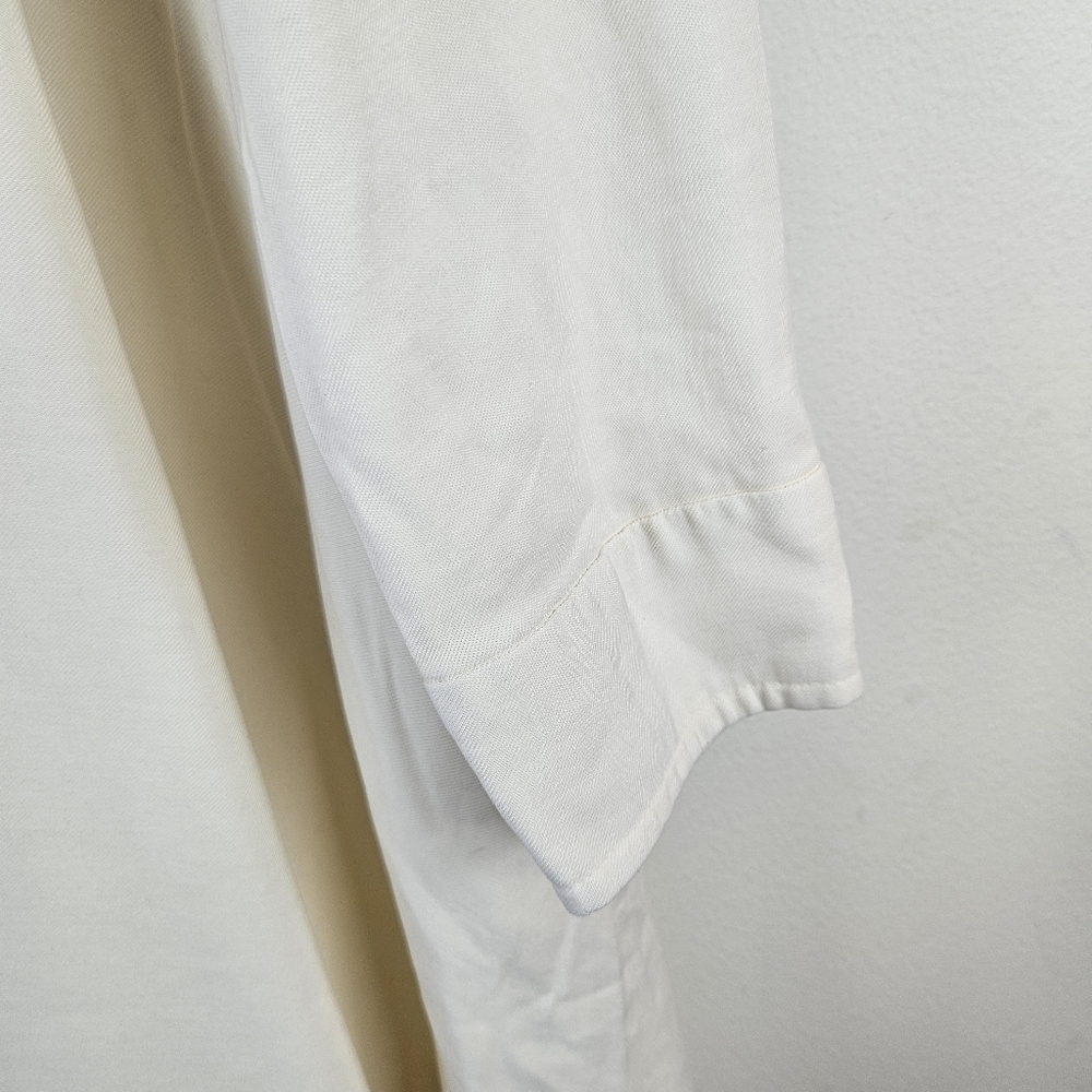 Nordstrom Plus Full Zip dress Size 2X Lagenlook Cream - Picture 5 of 8